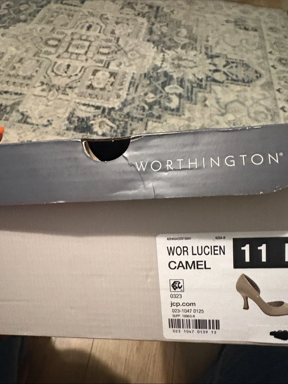 Worthington Nude Patent Pointed-Toe Pumps